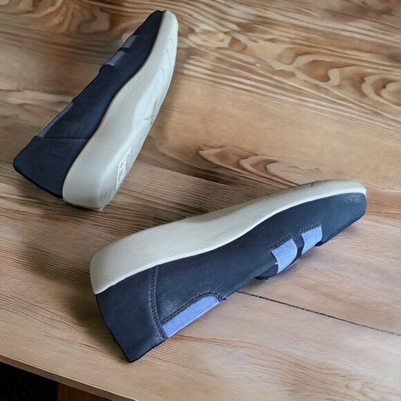 NWT CLARKS CLOUD STEPPERS ( 7 ) Sullivan Rest Navy and Light Blue - Picture 6 of 10